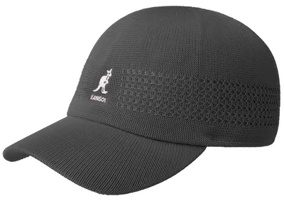 Kangol gestrickte Sommer Baseball-Cap Tropic Ventair in grau