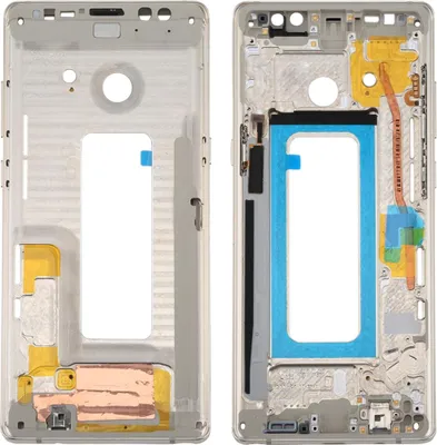 Image de Pour Samsung Galaxy Note 8 N950F réparation cadre central caméra boîtier or Nouveau