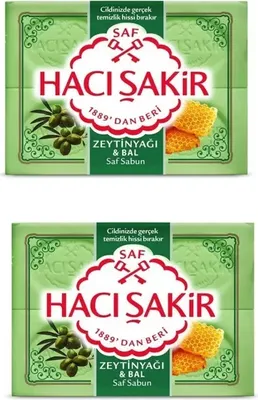 Produktbild von Haci Sakir Kernseife Olivenöl & Honig 2er Pack 2 x 600g