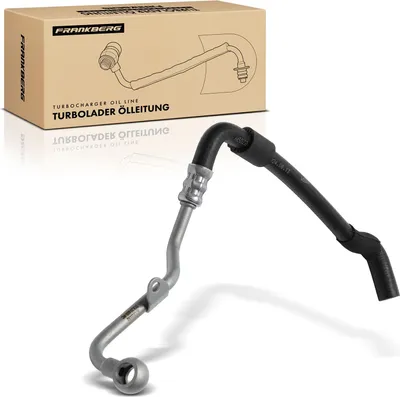 Image de Frankberg 1x Conduite d'huile de turbocompresseur pour VW Golf 6 Passat Audi A3 TT Skoda Octavia II 1.8L
