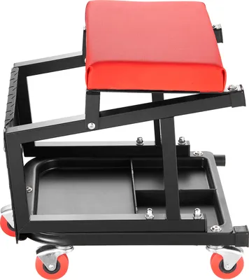 Zdjęcie produktu dla Mobilny stołek mechaniczny SucceBuy z funkcją obrotu o 360° i udźwigiem 136 kg