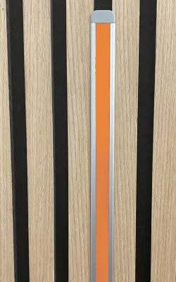 Produktbild von 3592 LED Leuchte ALU-mit Rand 1m für Holz Paneele Netzteil Orange