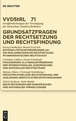 Produktbild von Grundsatzfragen der Rechtsetzung und Rechtsfindung