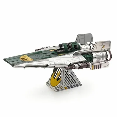 Immagine prodotto di Metal Earth Star Wars Resistance One - Caccia ad ala - Confezione da costruzione