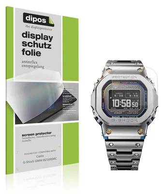 Produktbild von 6x Schutzfolie für Casio G-Shock GMW-BZ5000RC matt Displayschutzfolie Folie Display Schutz dipos