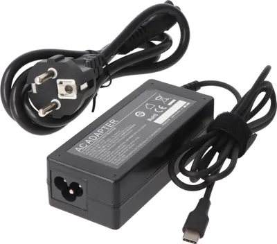 Produktbild von USB-C Ladegerät für Laptop mit USB-C Ladebuchse AC Adapter 65W