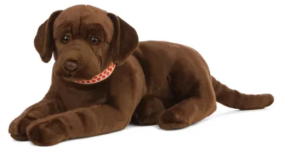 Image de Living Nature Peluche Giant Chocolate Lab Chien 60cm