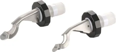 Obrázek produktu pro GEFU BOTELO, Černá, Nerezová ocel, Bílá, Plast, Nerezová ocel, 3,2 cm, 90 mm, 2 kusů