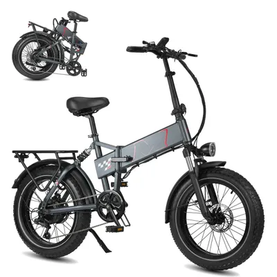 Produktbild von E-Bike Cityrad Polaris Faltbares E-Fahrrad 624WH Pedelec, 48V 13AH 80 km Reichweite Kettenschaltung, Heckmotor, 624 Wh, Cityrad 7 Gang Shimano