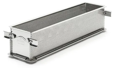 Backform 24x5x6 cm Edelstahl rechteckig grau ofenfest