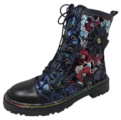 Produktbild von Laura Vita Schnürstiefelette Blau