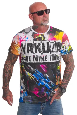 Zdjęcie produktu dla Yakuza Herren Specialist Allover Regular T-Shirt, Bunt, 3XL