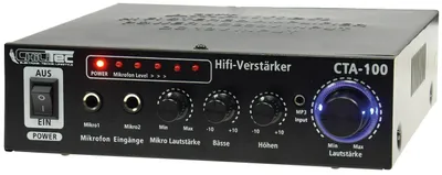 Produktbild von technik@all HiFi-Verstärker 'CTA-100' 100W, schwarz