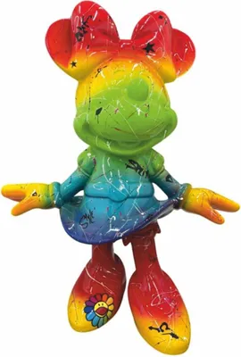Obrázok produktu pre Casa Padrino Dekoratívna socha Farebná V. 110 cm - Veľká záhradná dekorácia Postava