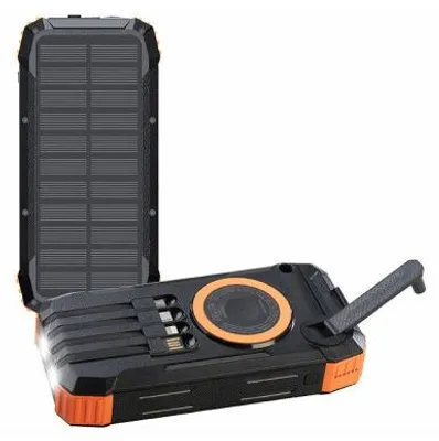 Image de Batterie externe solaire et dynamo 20000 mAh