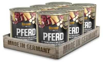 Produktbild von BELCANDO® Pferd mit Kartoffeln und Pastinaken 6x 800g