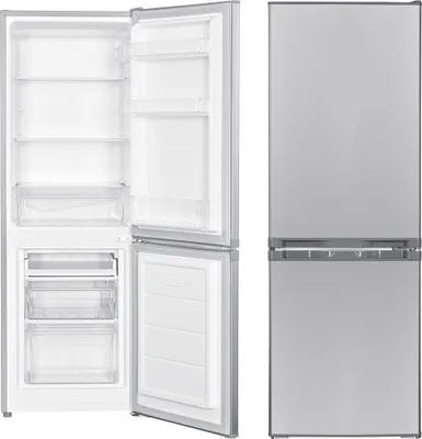 Produktbild von PKM Kühl-Gefrierkombination Kühlschrank KG173IX-M Inox Design 173 L 142 cm 4****