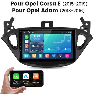 Image de Autoradio Junsun pour Opel Corsa E (2015–2019) & Adam (2013–2016) – Linux, CarPlay & Android Auto, 9 pouces