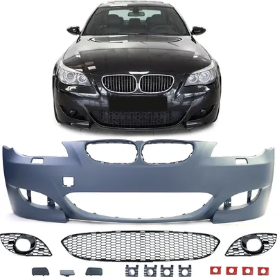 Produktbild von Front Stoßstange Sport Optik mit ABE 51117899050 für BMW 5er E60 E61