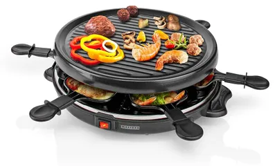 Obrázek produktu pro Gril Raclette Set pro 6, 800 W, nepřilnavý, 29 cm
