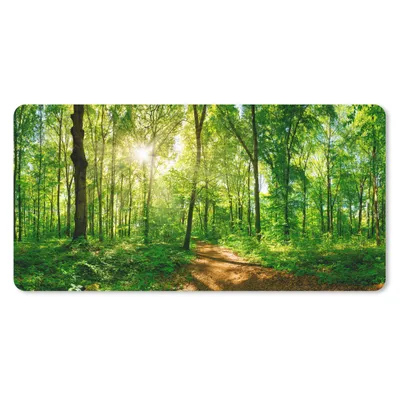 Obrázek produktu pro Podložka pod myš - Les - Slunce - Strom - 80x40cm - Podložka pod myš