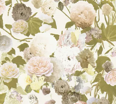 Immagine prodotto di Livingwalls Carta da parati rosa Paradise Garden Carta da parati floreale in tessuto non tessuto verde rosa giallo 10,05 m x 0,53 m