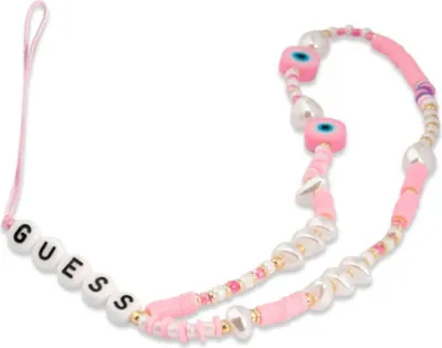Obrázek produktu pro Guess Phone Strap Beads Shell Pink