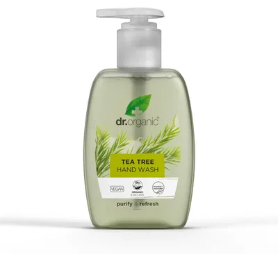 Image de Savon liquide Dr. Organic avec distributeur d'arbre à thé (250ml), 36660