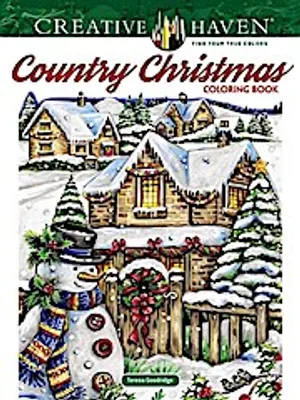 Obrázek produktu pro Creative Haven Country Christmas Coloring Book
