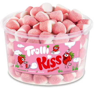 Produktbild von Trolli Strawberry Kiss 150er