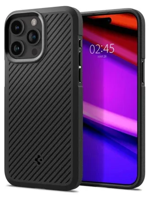 Zdjęcie produktu dla Spigen ACS06466, Pokrowiec, Apple, iPhone 15 Pro, 15,5 cm (6.1"), Czarny