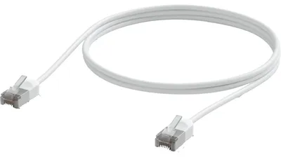 Produktbild von Ubiquiti UACC-Cable-Patch-Outdoor-C6A-1M-W, 1 m, Cat6a, F/UTP (FTP), RJ-45, RJ-45, Weiß