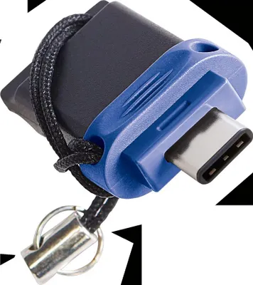 Image de Verbatim 49966 lecteur USB flash USB Type-A / USB Type-C 3.2 Gen 1 (3.1 Gen 1) Noir, Bleu, Argent