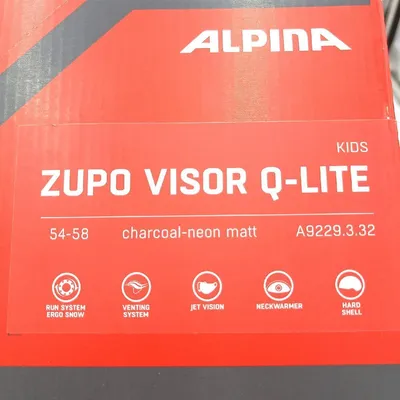 Produktbild von Alpina Sports Zupo Visor, Integralhelm, Hartschalenbau, Helmvisier, Matt