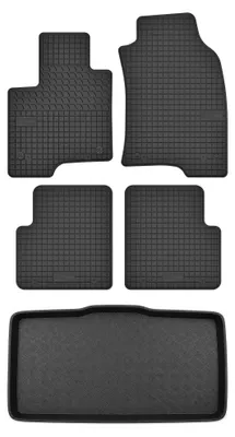 Obrázok produktu pre Gumové autokoberce SolidTread + vaňa kufra pre: Fiat Panda III 2012- hatchback 5 ks