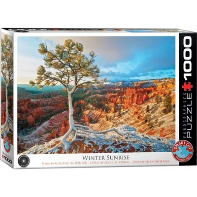Produktbild von Eurographics Puzzle Grand Canyon Winter Sonnenaufgang, 1000 Teile, 68 x 48 cm, 6000-0692