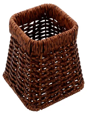 Produktbild von Küchenutensilienhalter aus Kunststoff-Rattan – Abtropfkorb für die Arbeitsplatte
