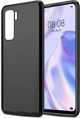 Immagine prodotto di Cadorabo cover per Huawei NOVA 7 SE cover protettiva in nero custodia protettiva in silicone TPU cover case