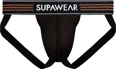 Image de SUPAWEAR - Sous-vêtement Hommes - Mesh Jockstrap Neon Orange - 1x Taille M