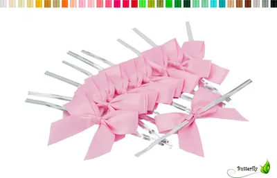 Produktbild von Satinschleifen 5cm, 10 Stück, Farbauswahl:rosa 148