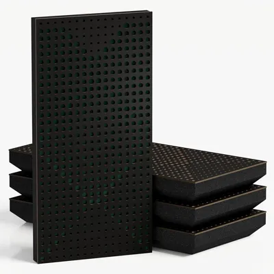 Imagen del producto de Juego de 10 paneles acústicos estrechos WILDS-F, 50x25x5 cm, /verde