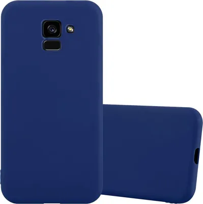 Produktbild von Cadorabo Hülle für Samsung Galaxy A5 2018 Schutzhülle in Blau Handyhülle TPU Silikon Etui Case Cover
