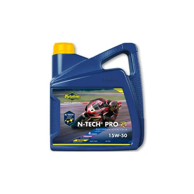 Obrázek produktu pro Motorový olej Putoline N-TECH® PRO R+ 15W-50 4T 4litrový kanystr / API SN, JASO MA2 plně syntetický
