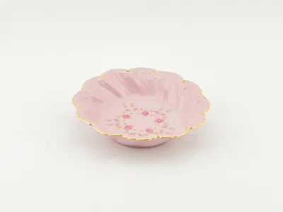 Obrázek produktu pro Miska Felicie 13,5 cm, kytičky, růžový porcelán, Leander