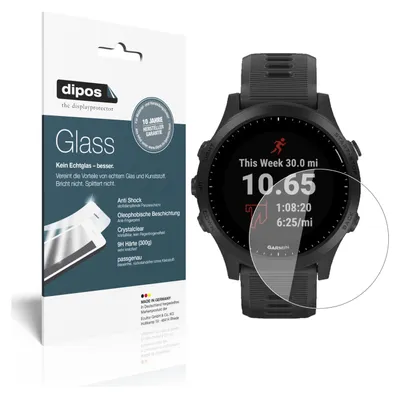 Produktbild von 2x Schutzfolie für Garmin Forerunner 245 - Anti-Shock 9H Folie dipos Glass