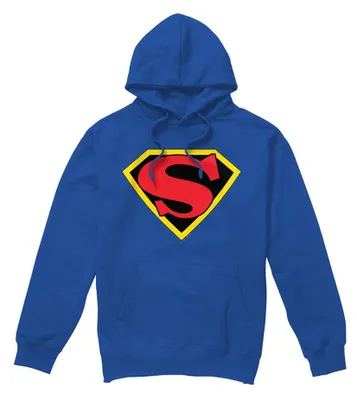 Immagine prodotto di Felpa con cappuccio "Superman - 1941" unisex, taglia S, colore blu reale. (Modello TV41056)