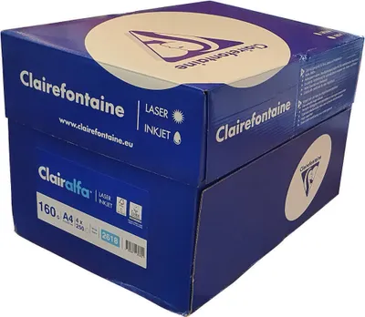 Produktbild von Clairefontaine - Kopierpapier Clairefontaine Clairalfa A4 160gr Wt | PAK A 250 Blatt | 4 Stück