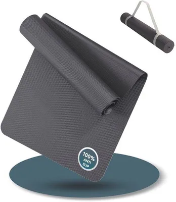 Obrázok produktu pre Jogamatka Antirutsch Fitness 4 mm 180 x 60 cm antracitová