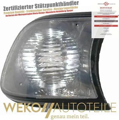 Immagine prodotto di Indicatore di direzione sinistro Diederichs      BMW E46, 01->>                Bianco