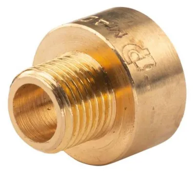 Produktbild von Messing Gewinde-Fitting Reduzierstück 3/8'IG (DN 10) - 1/4'AG (DN 8) - schwere Ausführung